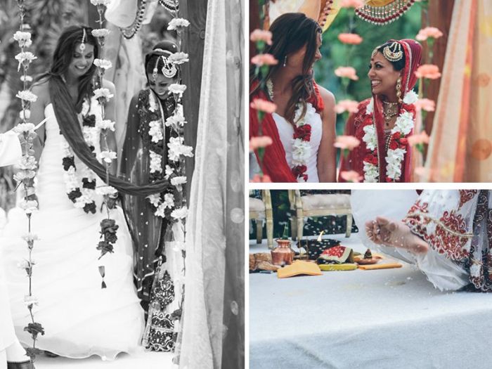Indian Lesbian Wedding (81 pics)