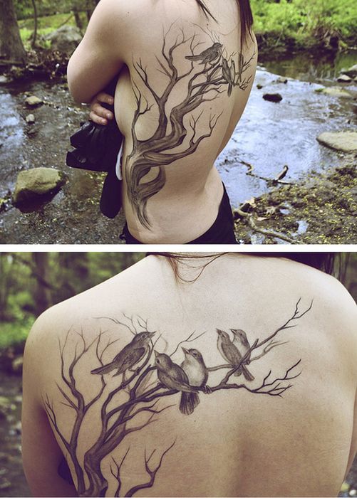 Beautiful Nature Tattoos (49 pics)