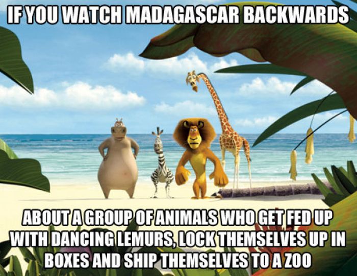 If You Watch Movies Backwards (19 pics)