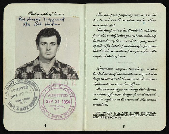 Vintage Celebrity Passport Photos (14 pics)