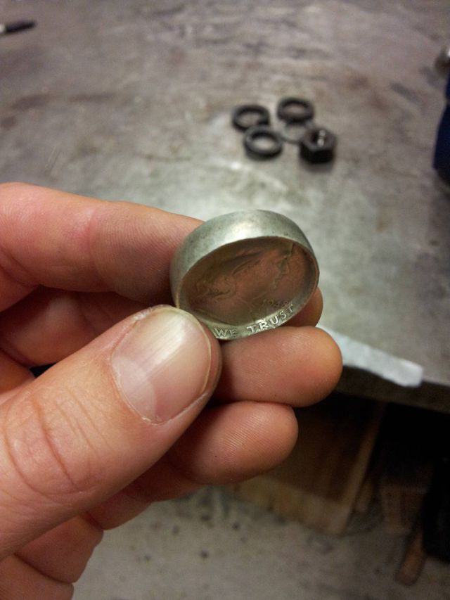 DIY Coin Rings (26 pics)