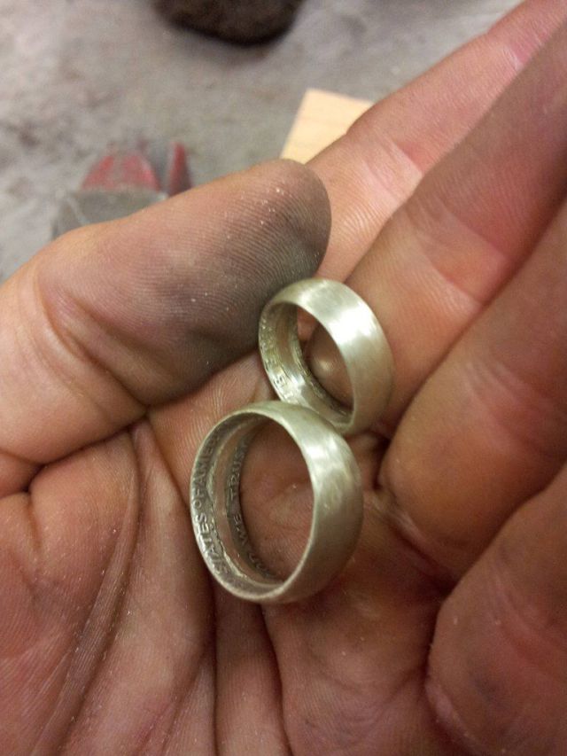 DIY Coin Rings (26 pics)