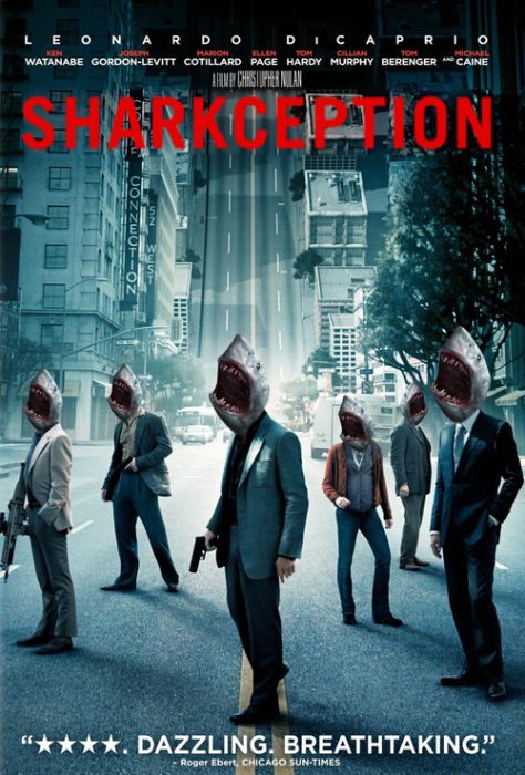 Every Movie Can Be a Shark Movie (24 pics)