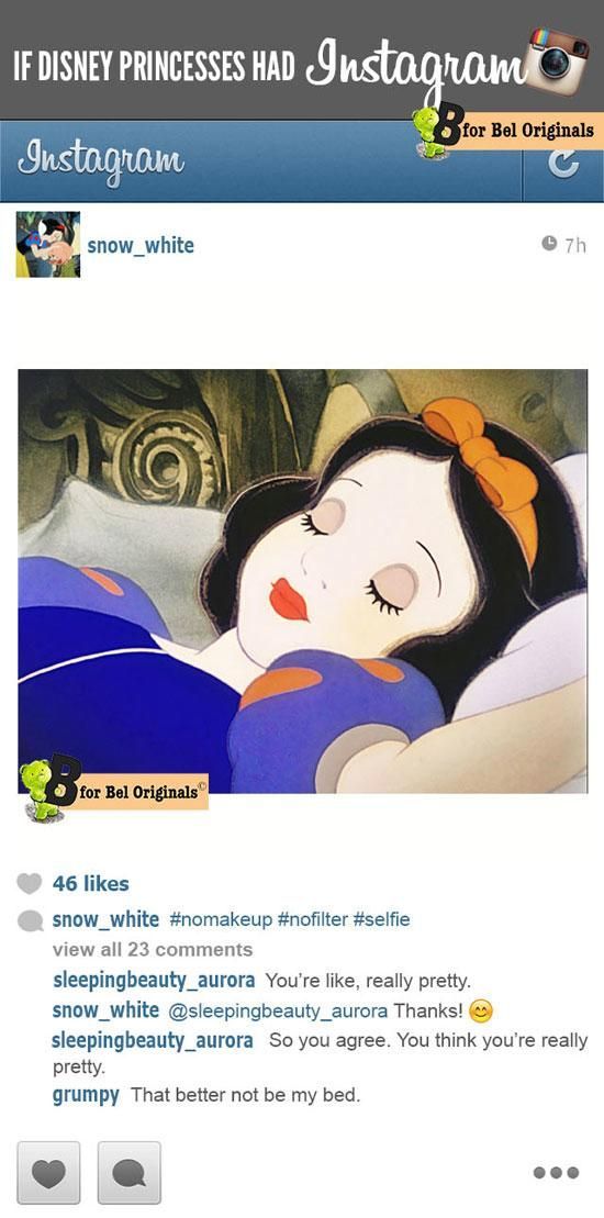 If Disney Princesses had Instagram… (11 pics)
