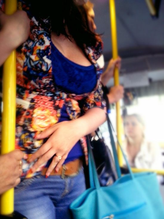 Why It's Better to Give Up Your Seat to a Woman with Cleavage (3 pics)