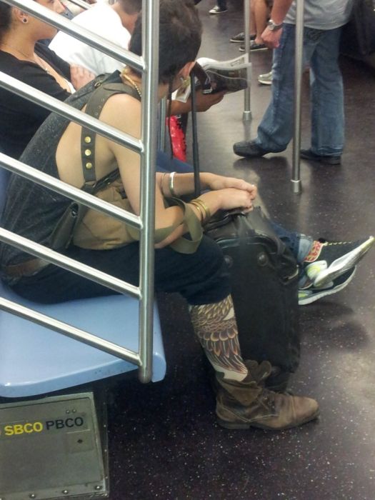 Unusual People Spotted in Subway (83 pics)