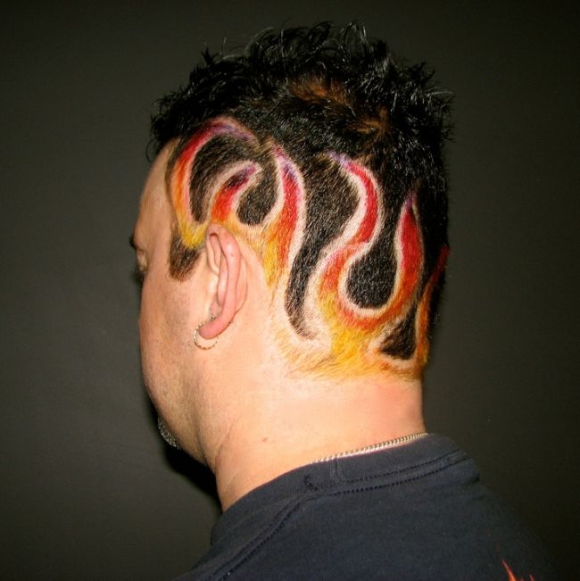 Hair Tattoos (34 pics)