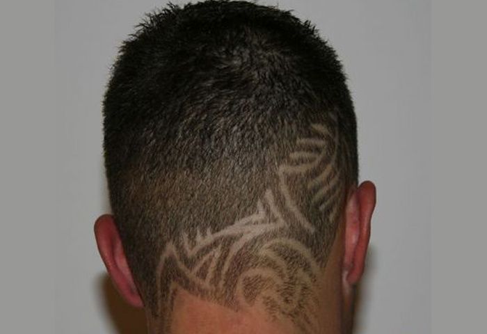 Hair Tattoos (34 pics)