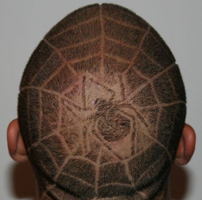 Hair Tattoos (34 pics)