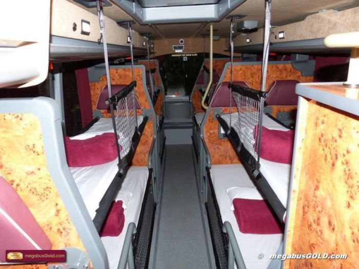 travel bus with beds
