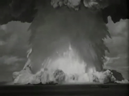 Nuclear Explosion Test (16 gifs)