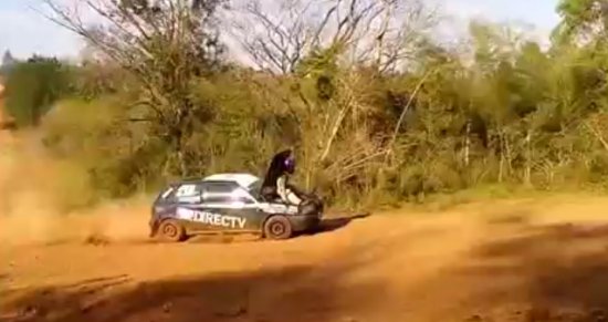 Insane Way to Finish Rally Race After Accelerator Pedal Refusal
