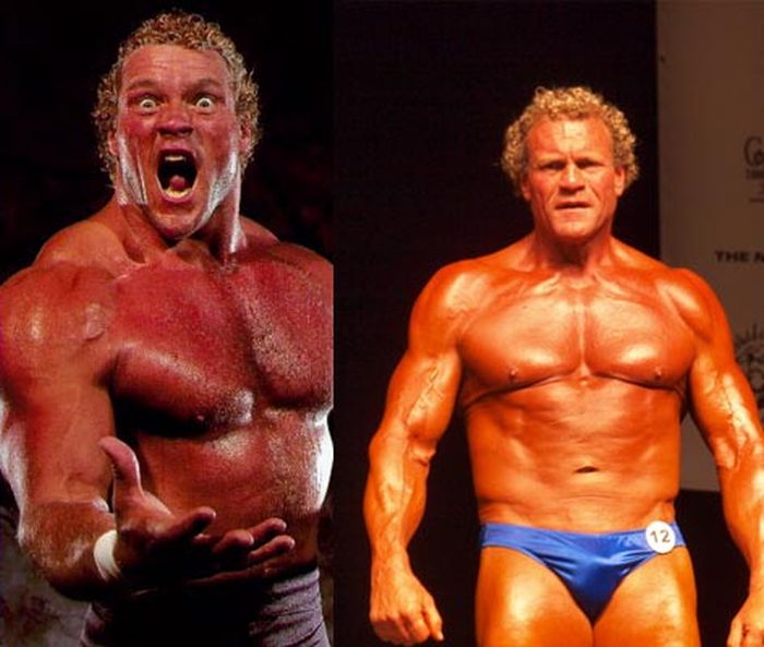 Wrestlers Then and Now (19 pics)