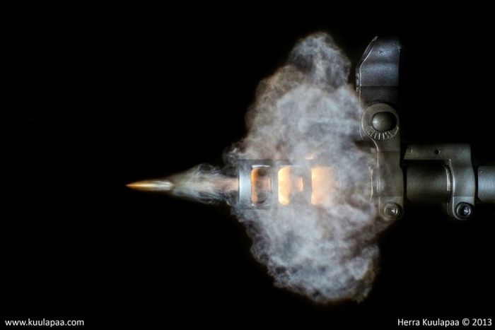 Gun Shots in Slow Motion (35 pics)