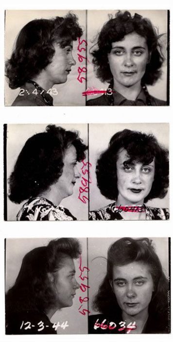 Vintage Mugshots of Females (17 pics)