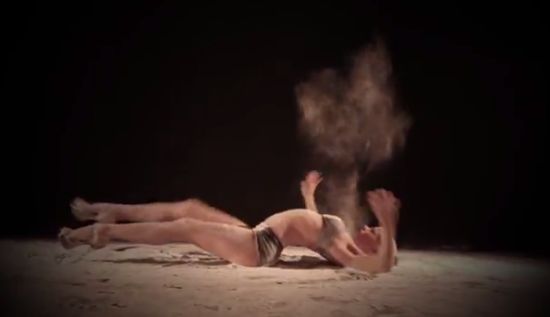 Amazing Girl's Dance in Sand