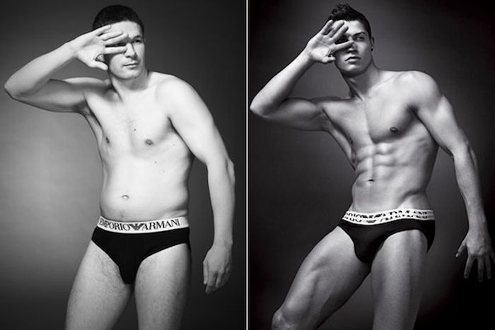 How Ordinary Men Would Look in Underwear Ads (5 pics)