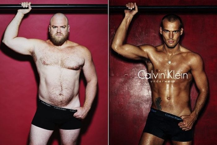 How Ordinary Men Would Look in Underwear Ads (5 pics)
