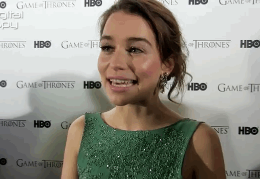 Emilia Clarke's Eyebrows (12 gifs)