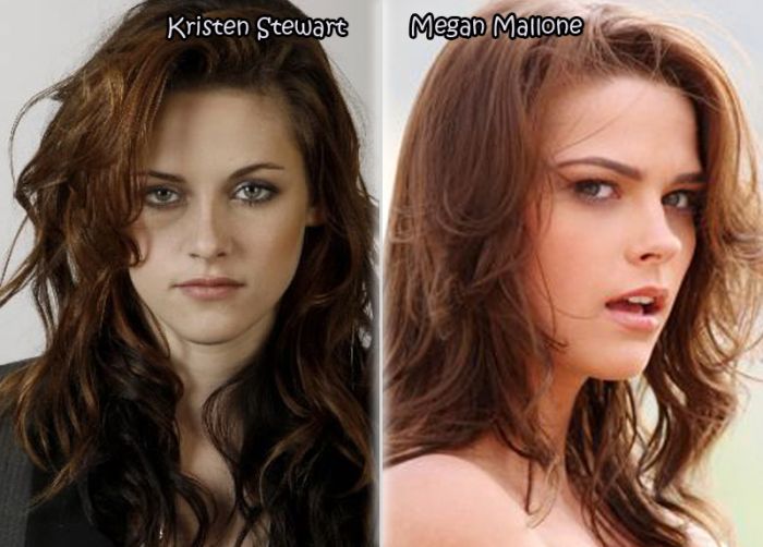 Female Celebrities And Their Pornstar Doppelgangers. Part 3 (21 pics)