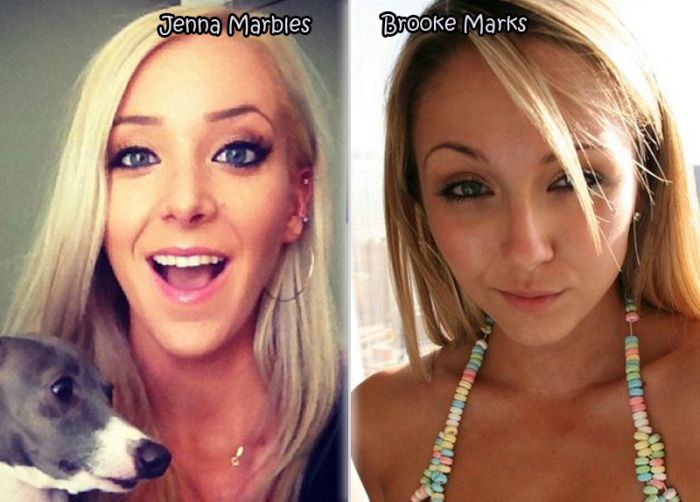 Female Celebrities And Their Pornstar Doppelgangers. Part 3 (21 pics)