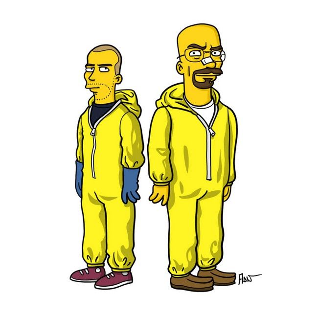 Breaking Bad Characters Get Simpsonized (13 pics)