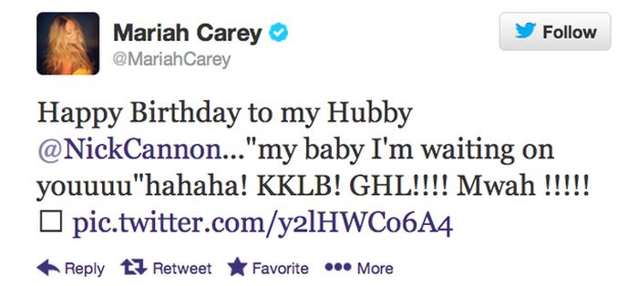 Mariah Carey Sends Her Tits to Nick Cannon (2 pics)