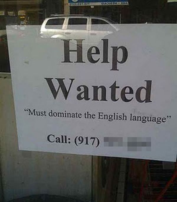 Funny Now Hiring Ads (25 pics)