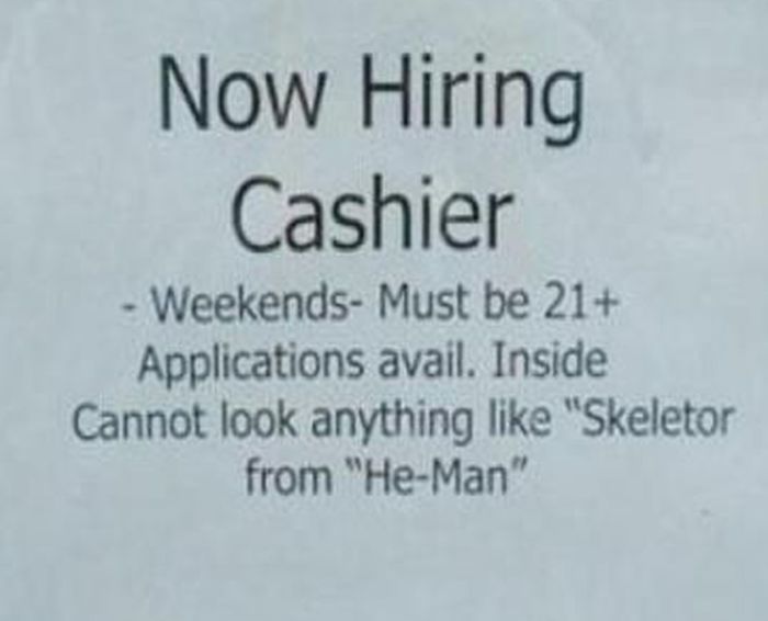 Funny Now Hiring Ads (25 pics)