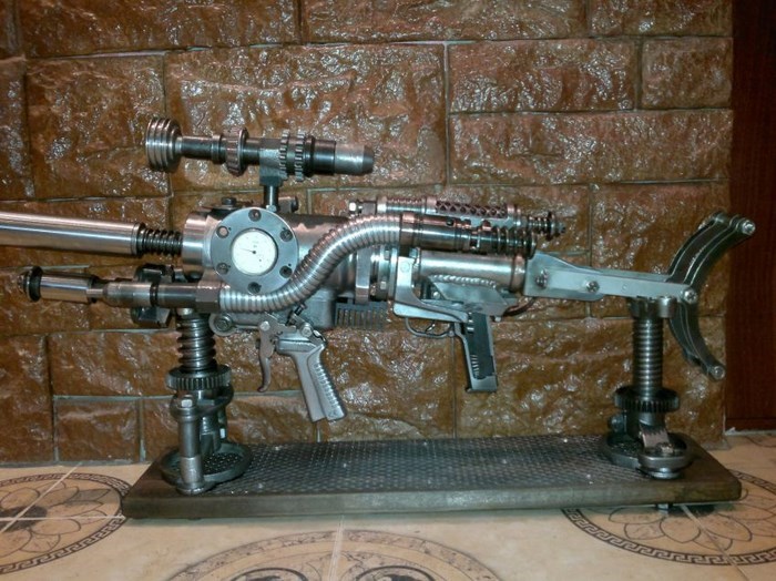 Steampunk Gadgets Made Out of Auto Parts (9 pics)