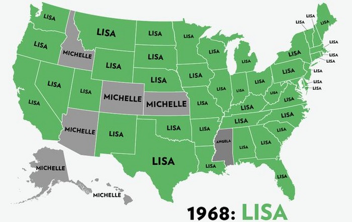 The Most Popular Baby Names for Girls in the USA (53 pics)