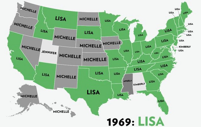 The Most Popular Baby Names for Girls in the USA (53 pics)