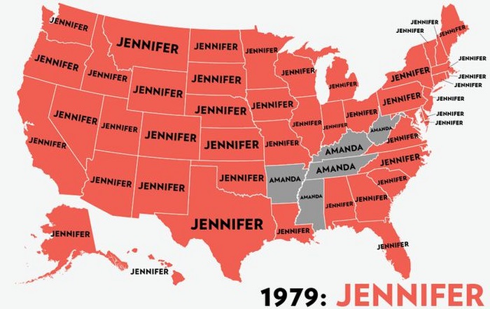 The Most Popular Baby Names for Girls in the USA (53 pics)