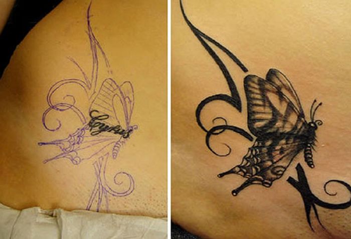 The Best Cover-up Tattoos (20 pics)