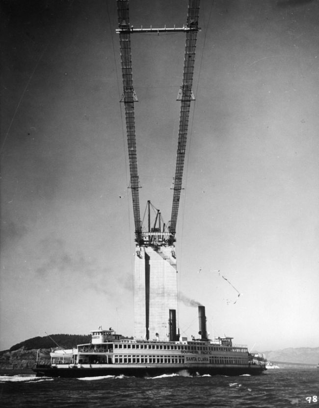 The Construction of the Golden Gate Bridge (9 pics)