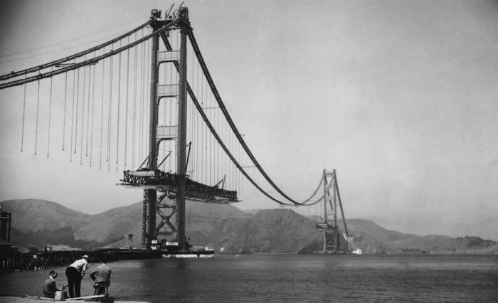 The Construction of the Golden Gate Bridge (9 pics)