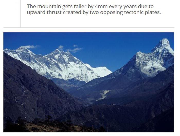 Facts about Mount Everest (25 pics)