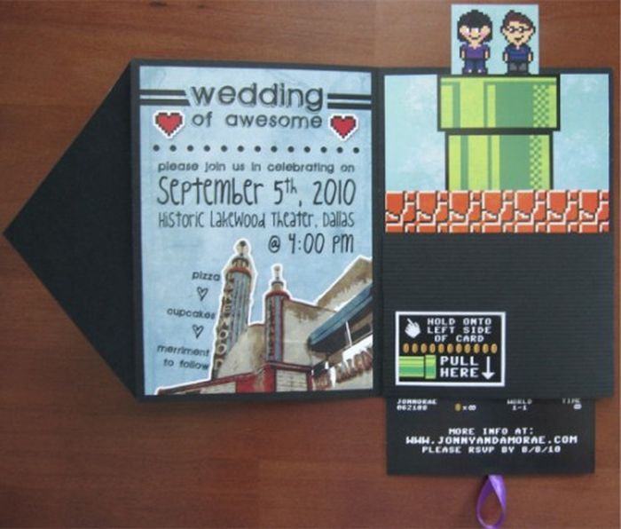 Geeky Wedding Invitations (19 pics)