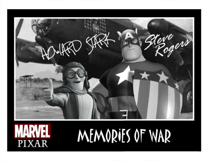 Pixar Meats Marvel and DC (50 pics)