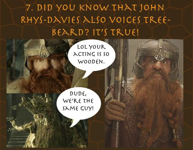 Lord of The Rings Facts (8 pics)