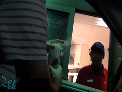 Drive Thru Prank With Cold Drink
