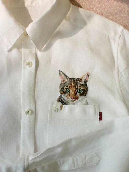 Shirts with Cats (38 pics)