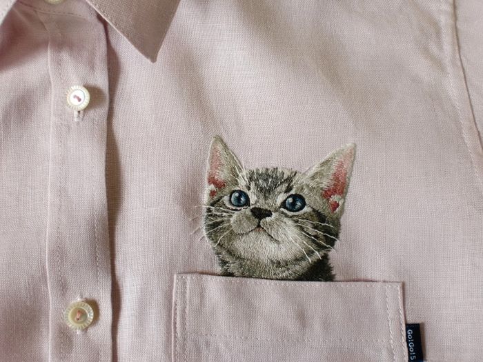 Shirts with Cats (38 pics)