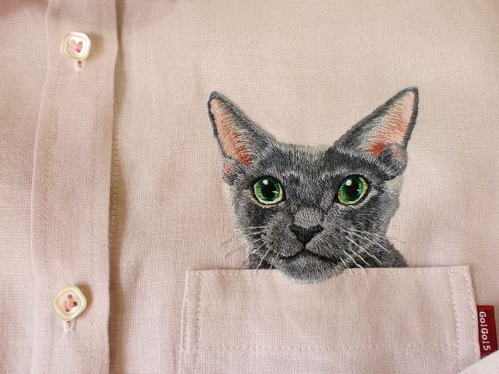 Shirts with Cats (38 pics)