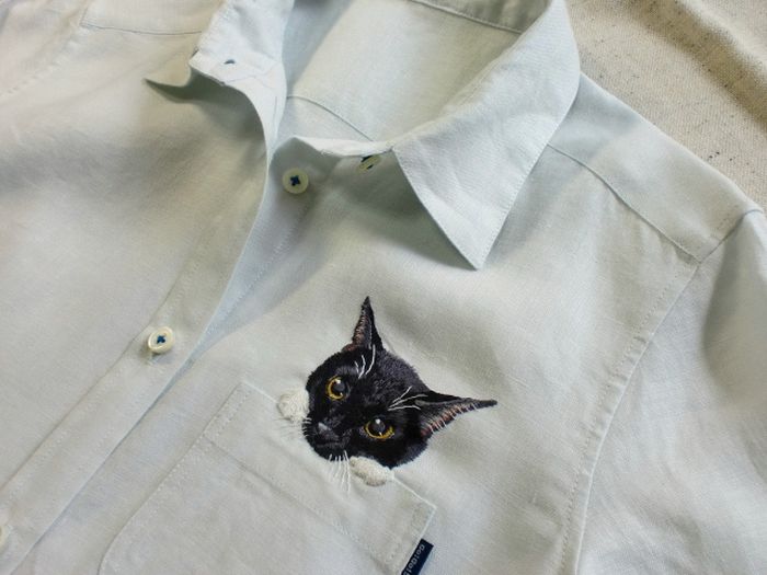 Shirts with Cats (38 pics)