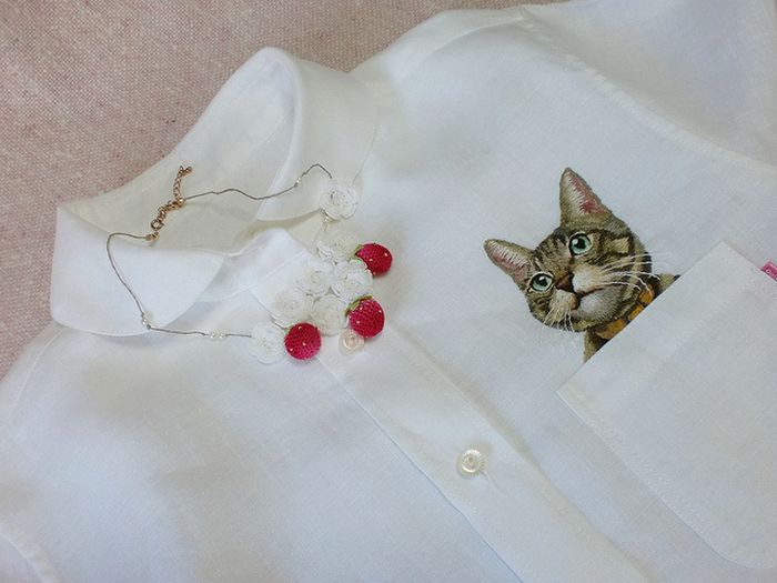 Shirts with Cats (38 pics)