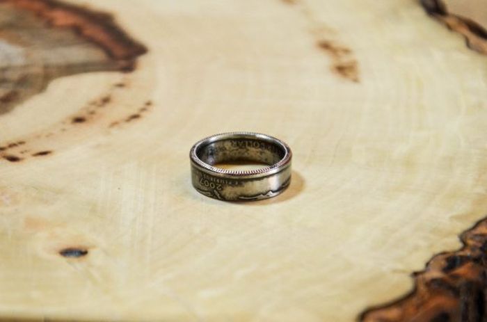 DIY Coin Ring (14 pics)