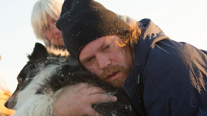 Man Finds His Dog after Illinois Tornado (9 pics)