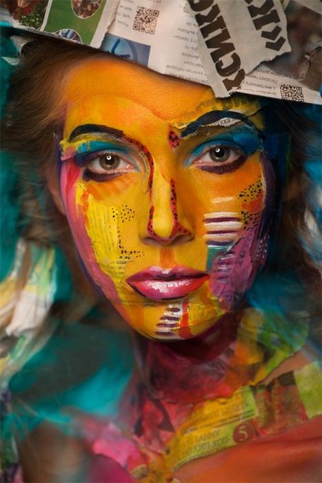 Beautiful Face Paintings (25 pics)