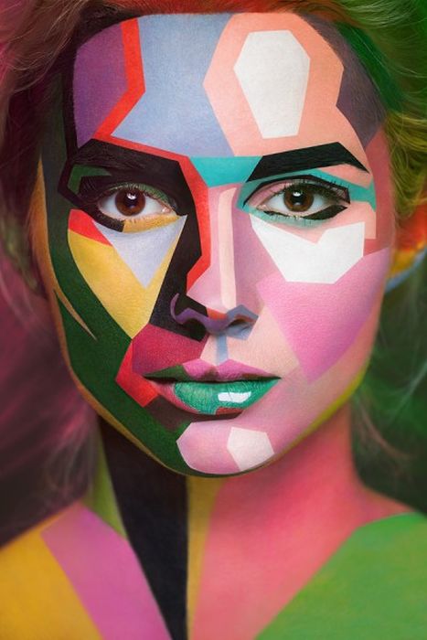 Beautiful Face Paintings (25 pics)